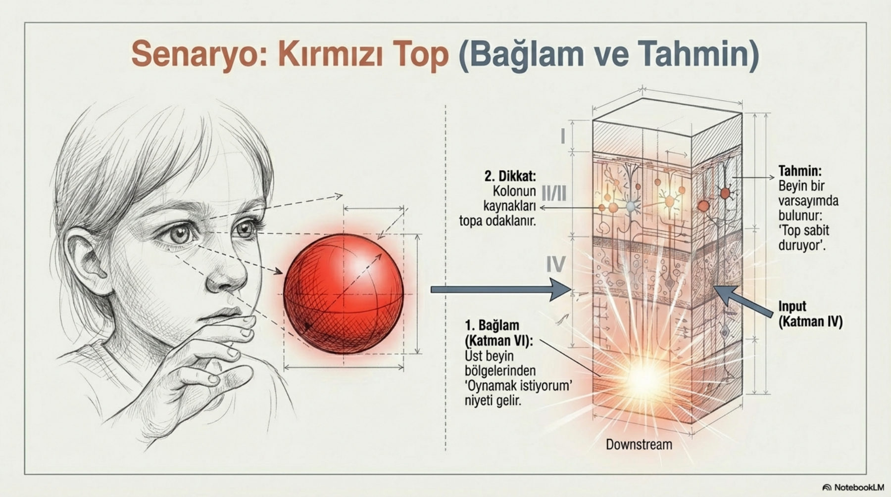 Senaryo: kırmızı top — bağlam ve tahmin