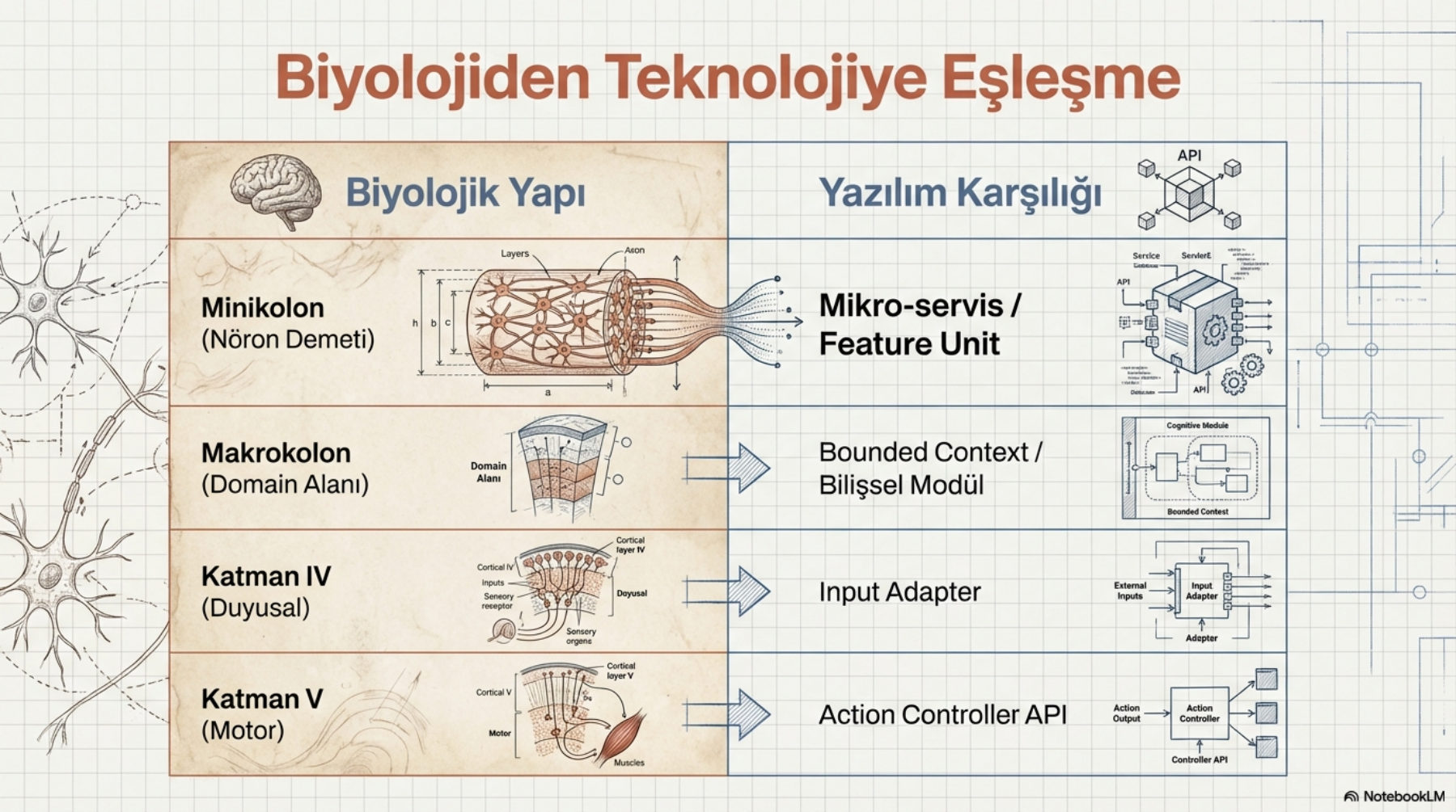 Biyolojiden teknolojiye eşleşme