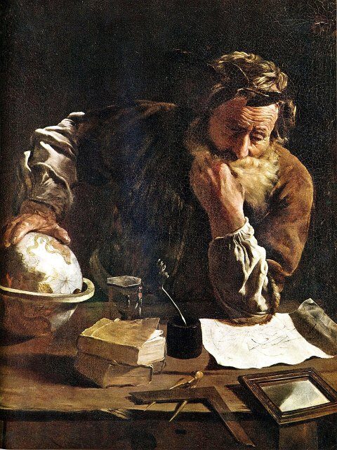 Arşimet, Domenico Fetti tablosu